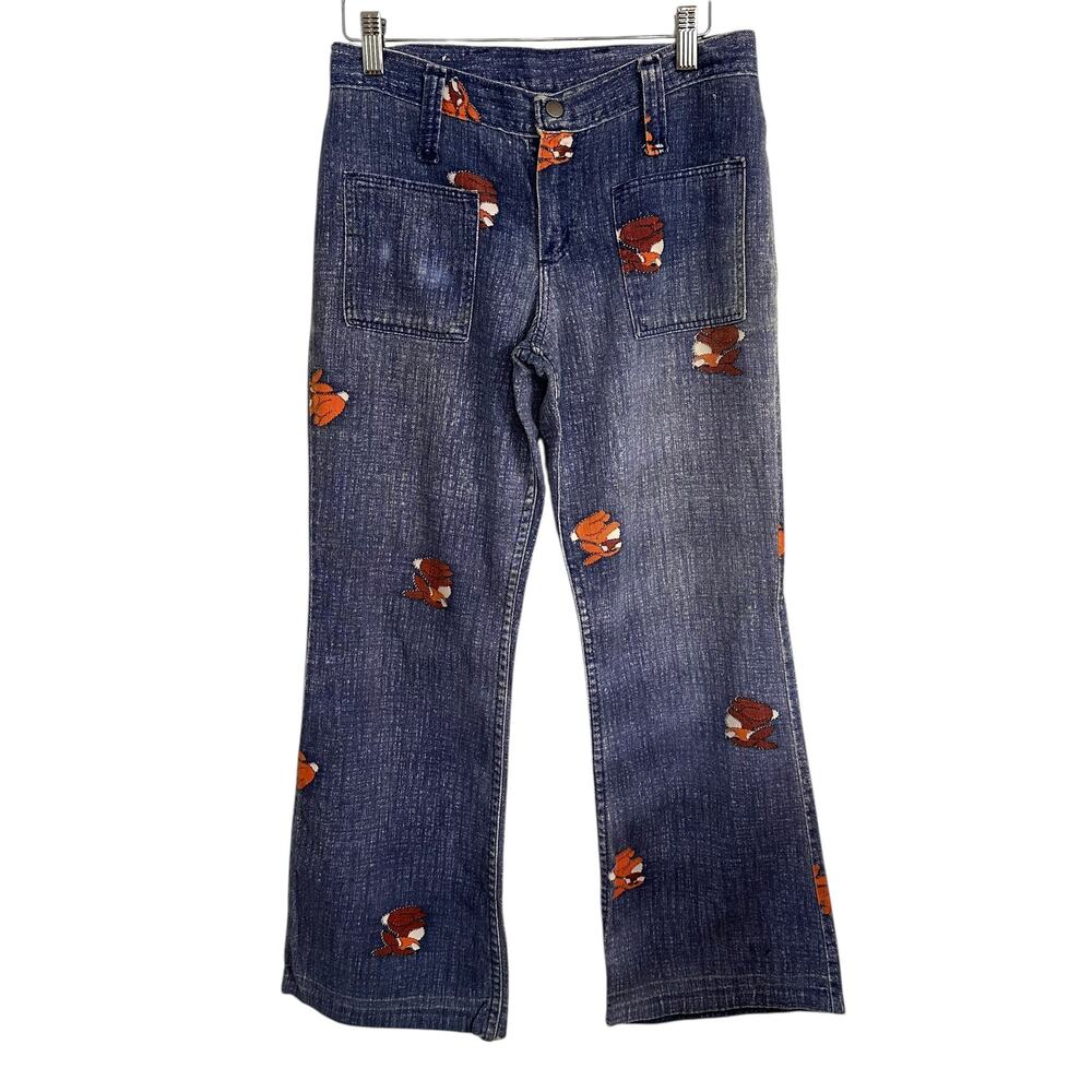 Wrangler Jeans Juniors 9 Vintage Bootcut Y2K Bunnycore Coquette Western